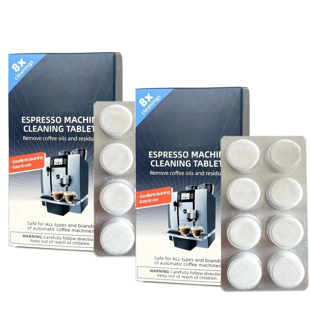 Espresso Machine Cleaning Tablets for Descaling and Oil Removal