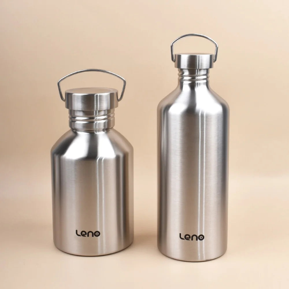 2L Stainless Steel Sports Water Bottle Large Capacity Flask