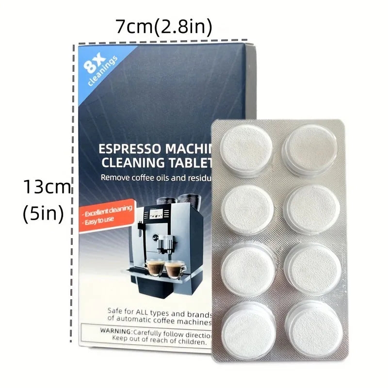 Espresso Machine Cleaning Tablets for Descaling and Oil Removal
