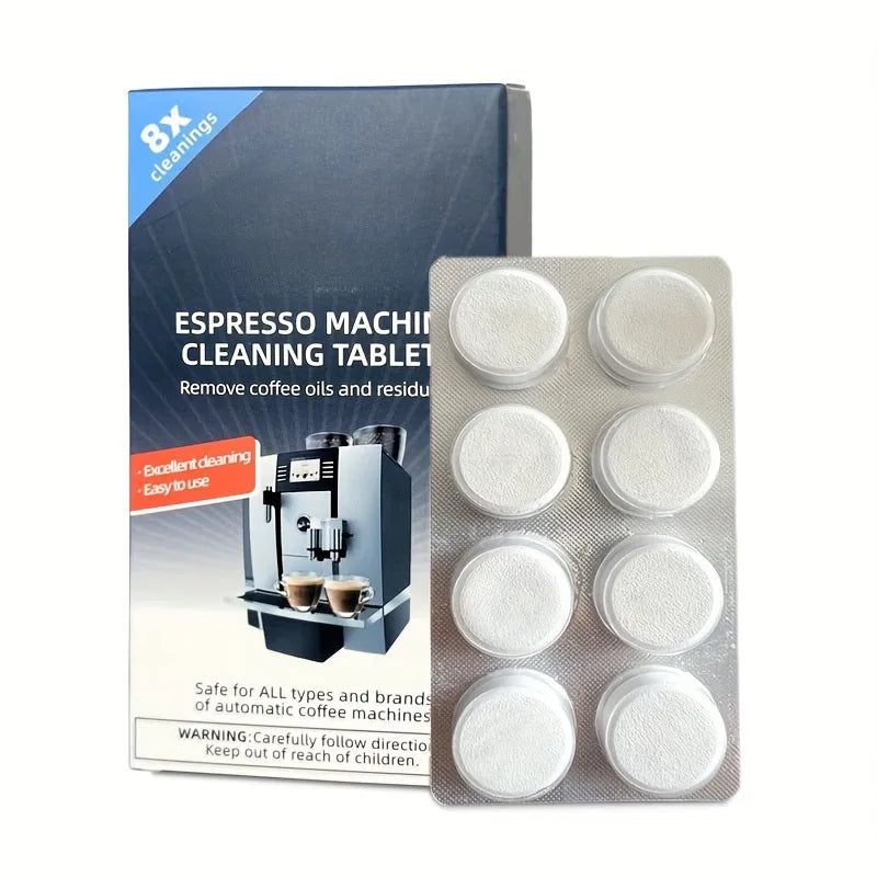Espresso Machine Cleaning Tablets for Descaling and Oil Removal