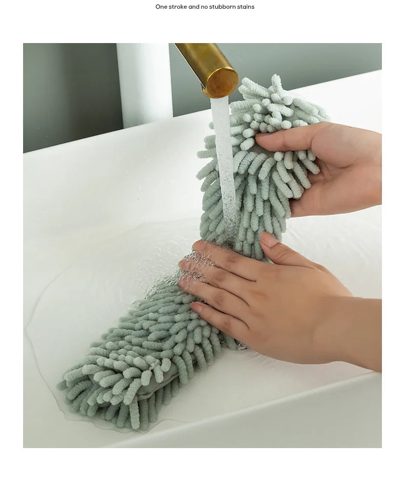 Telescopic Microfiber Chenille Duster – Stainless Steel Handle
