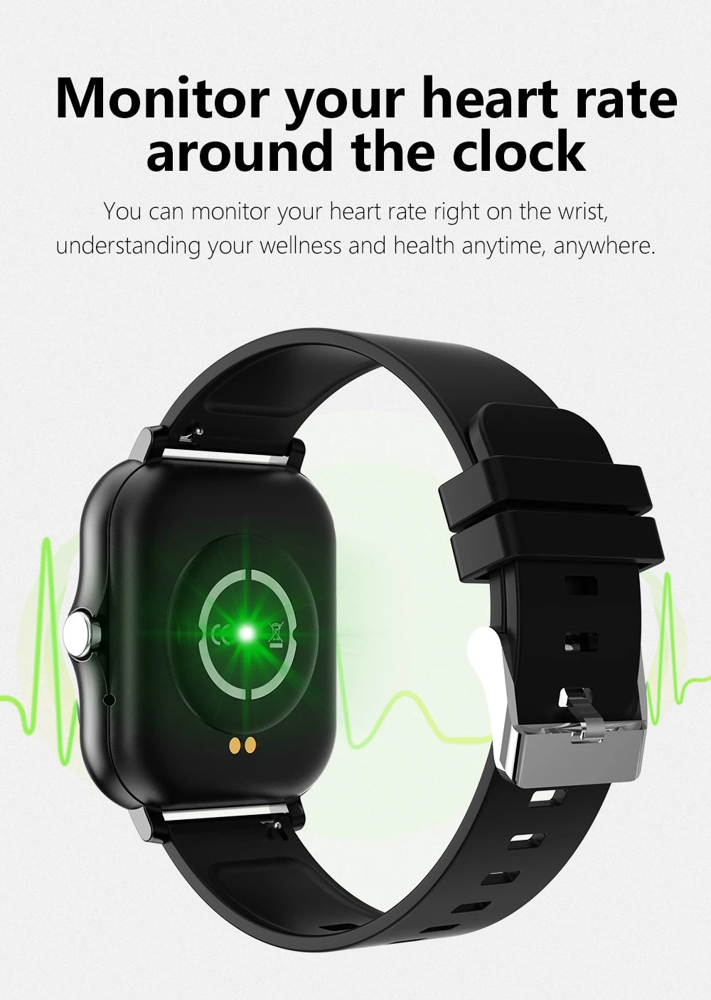 1.83" Sports Smartwatch with Wireless Call & Health Tracker
