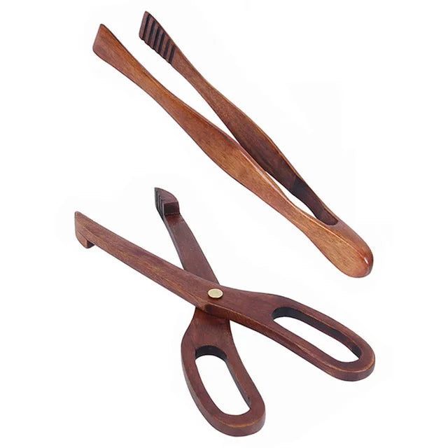 Natural Teak Wooden Kitchen Utensils Set for Cooking Use