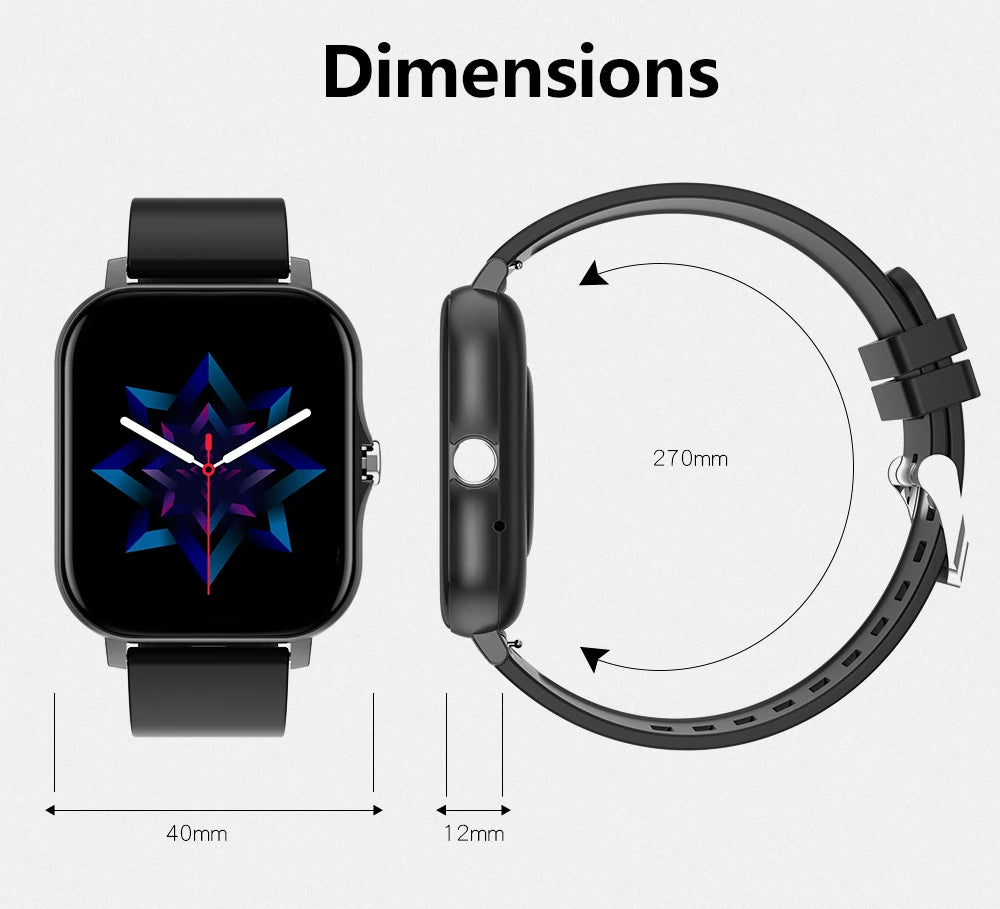 1.83" Sports Smartwatch with Wireless Call & Health Tracker