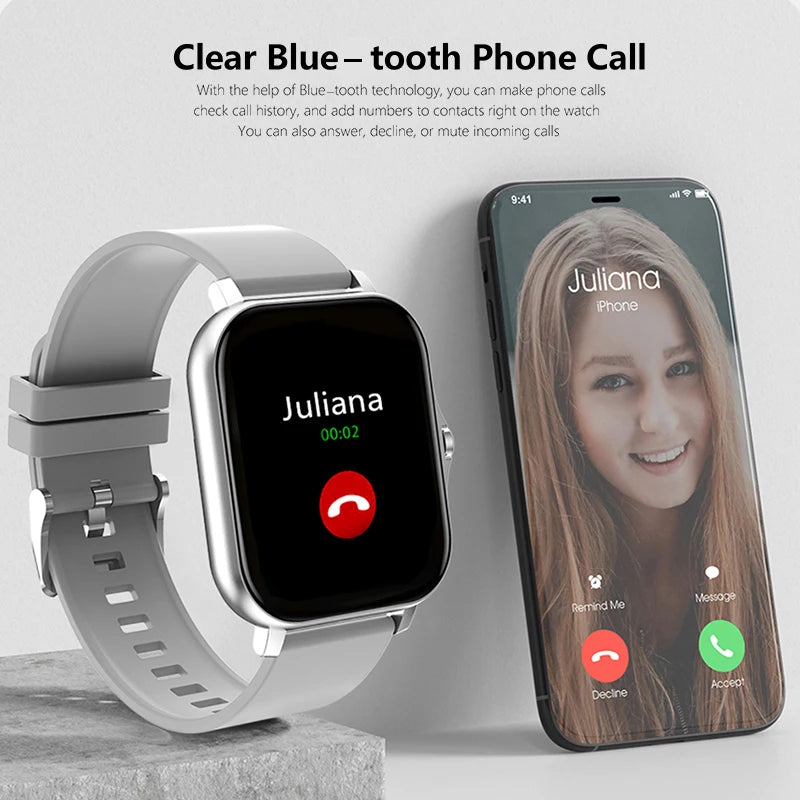 Original 1.83" Smartwatch – Fitness Tracker & Bluetooth Call (2025)