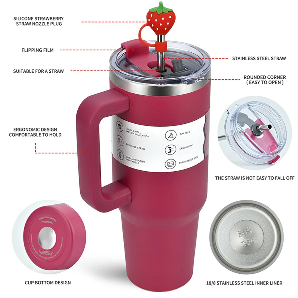 30oz/40oz Stainless Steel Thermal Tumbler Mug