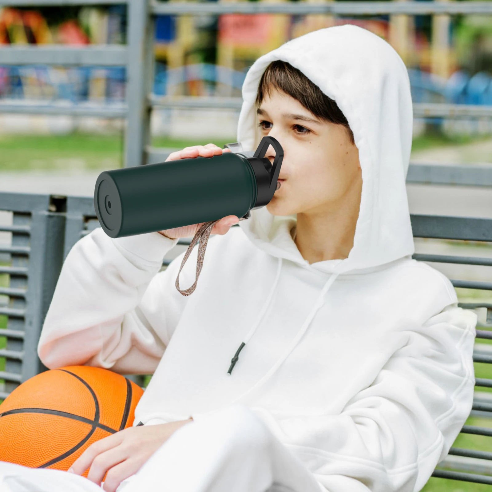900ML Stainless Steel Thermal Mug with Handle – Insulated Tumbler