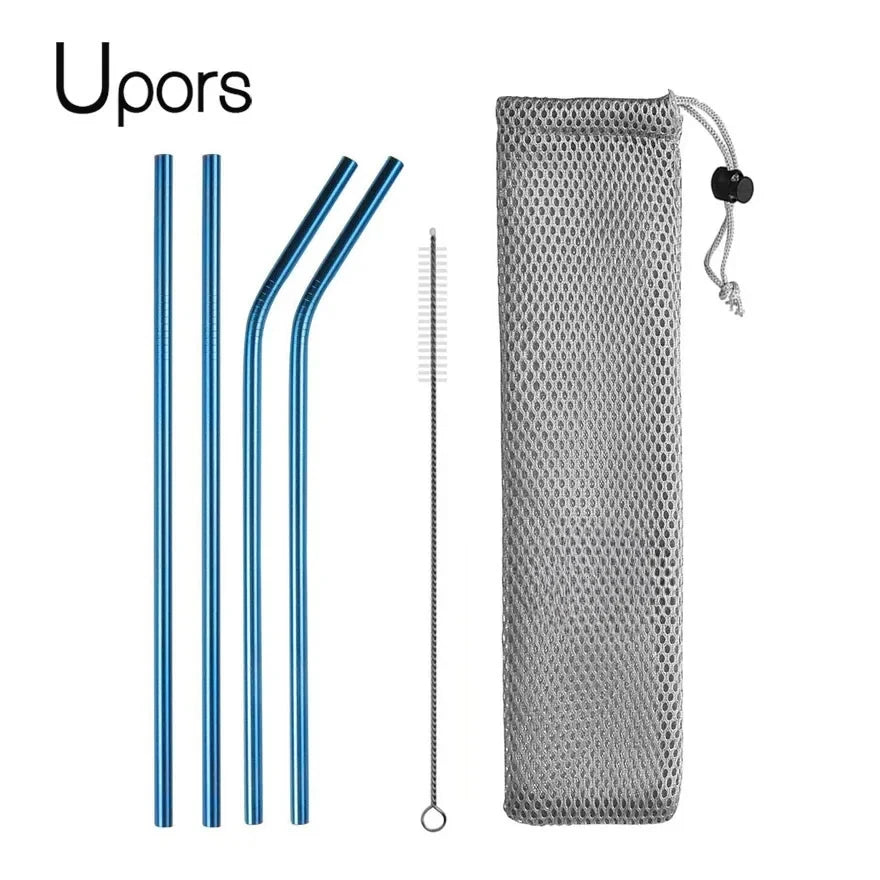 UPORS Reusable Stainless Steel Straws