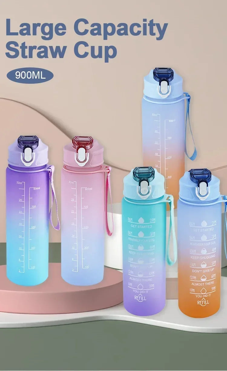 750ml Gradient Sports Water Bottle – Straw Cup, Heat-Resistant