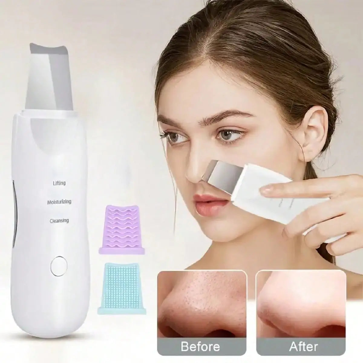 Facial Skin Scrubber & Pore Cleaner