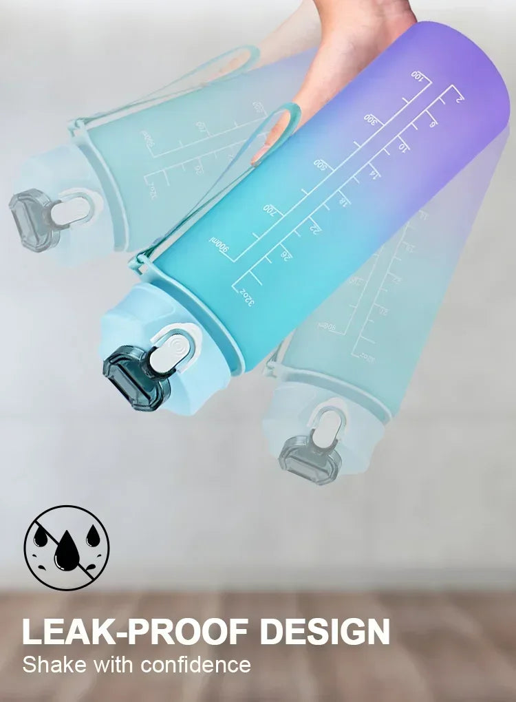 750ml Gradient Sports Water Bottle – Straw Cup, Heat-Resistant