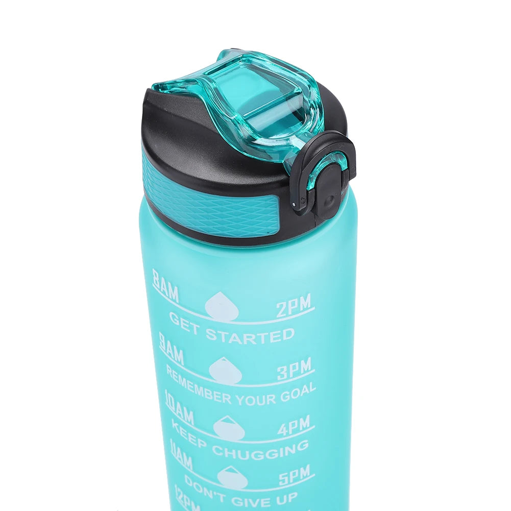 1000ml Leakproof Sports Water Bottle with Straw