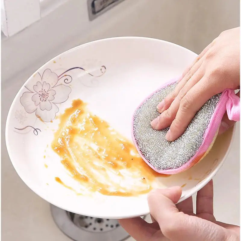 3/5/10PCS Double-Sided Dishwashing Sponges