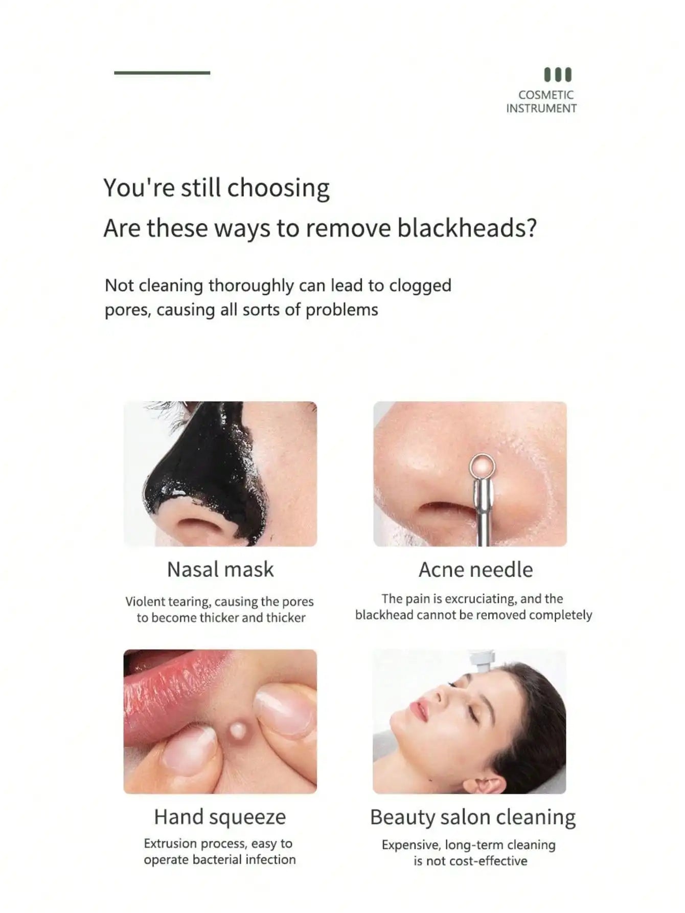 Facial Skin Scrubber & Pore Cleaner