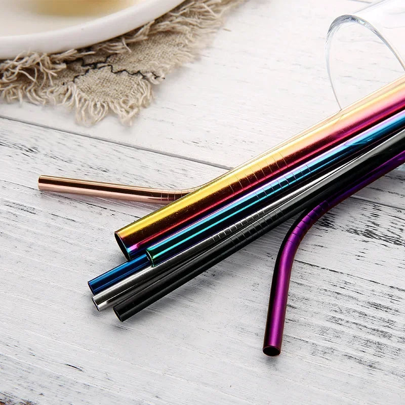 UPORS Reusable Stainless Steel Straws