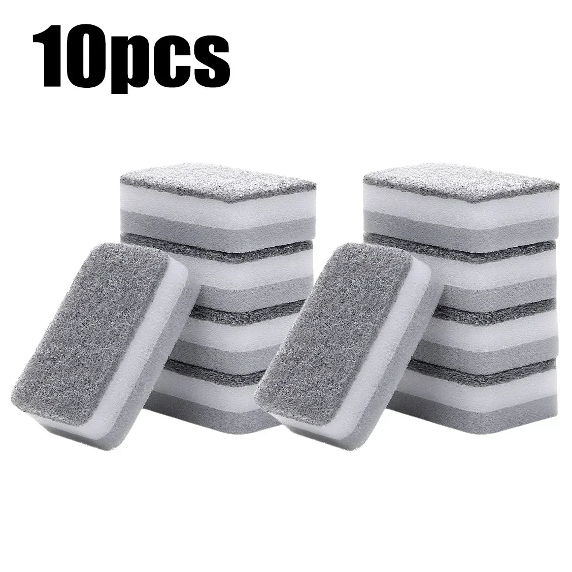 Magic 3-Layer Dishwashing Sponges – Reusable Kitchen Scrub Pads