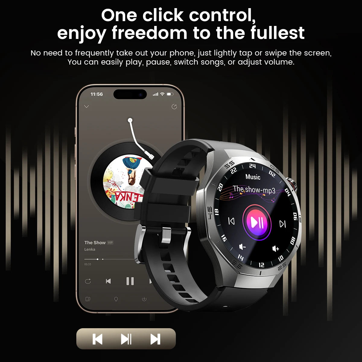 2025 Huawei GT5 Pro Smartwatch – HD AMOLED, GPS, Heart Rate