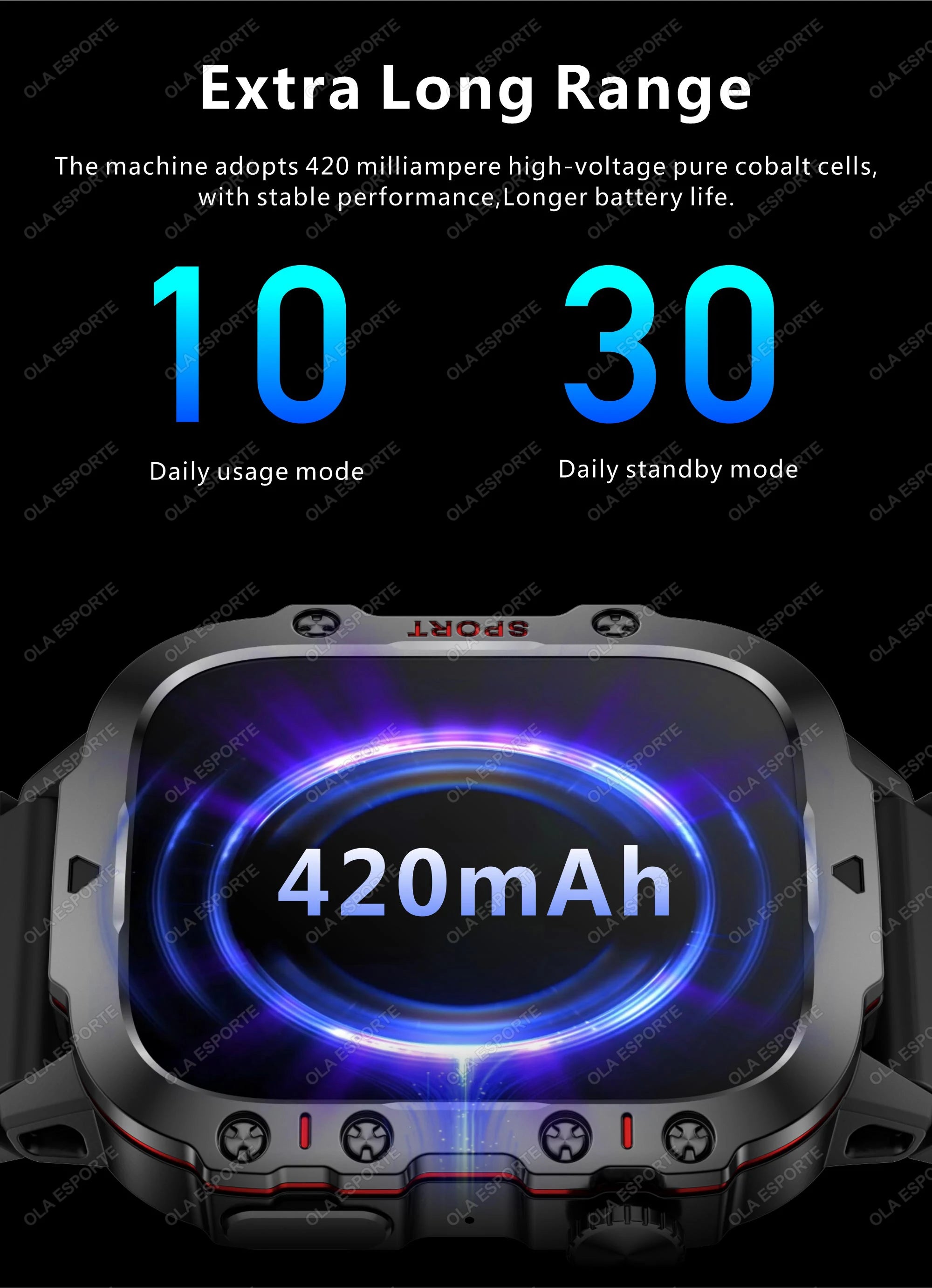 2025 Huawei/Xiaomi Military GPS Smartwatch – Waterproof with Flashlight