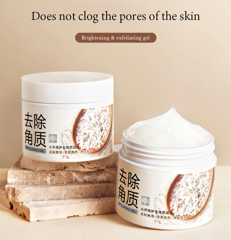 BIOAQUA White Rice Exfoliating Gel – Moisturizing Facial Scrub