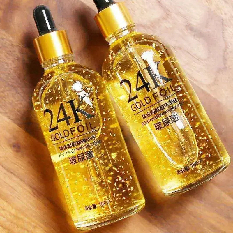 100ml 24K Gold Hyaluronic Acid Face Serum – Anti-Aging & Whitening