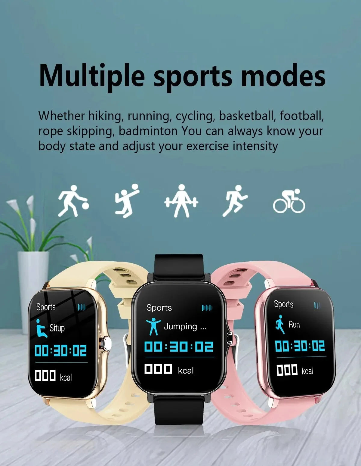 Xiaomi 2025 Sport Smartwatch – Bluetooth Call & Fitness Tracker