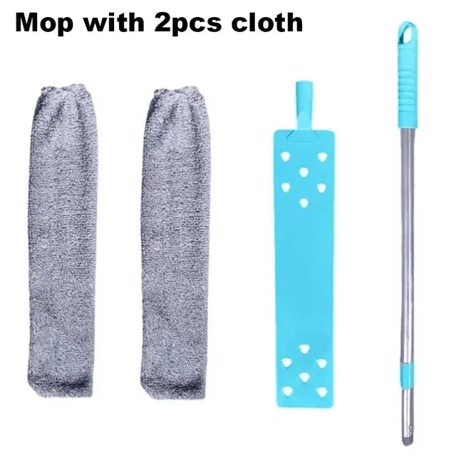 360° Microfiber Mop Set with Extendable Telescopic Pole