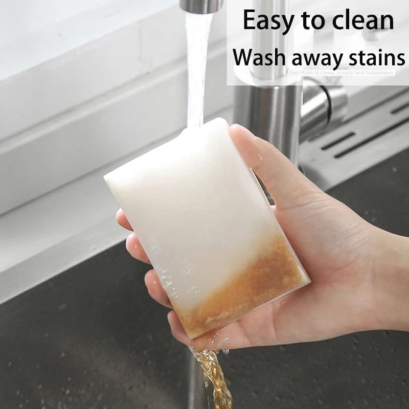 White Magic Melamine Sponge Eraser – 100×70×30mm