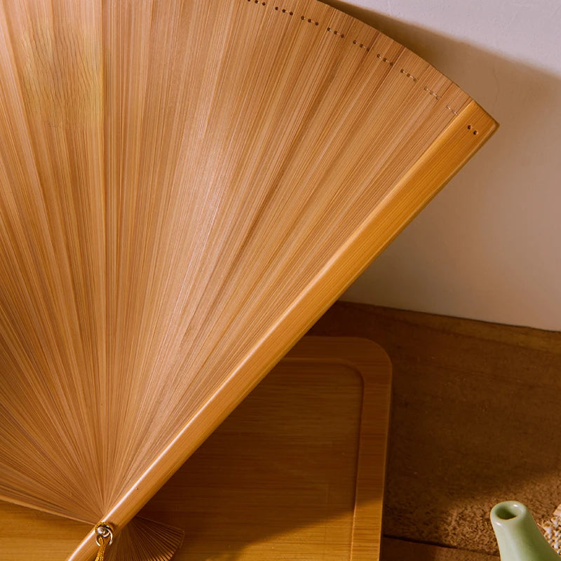Chinese Style Bamboo Folding Fan Portable Retro Hand Fan
