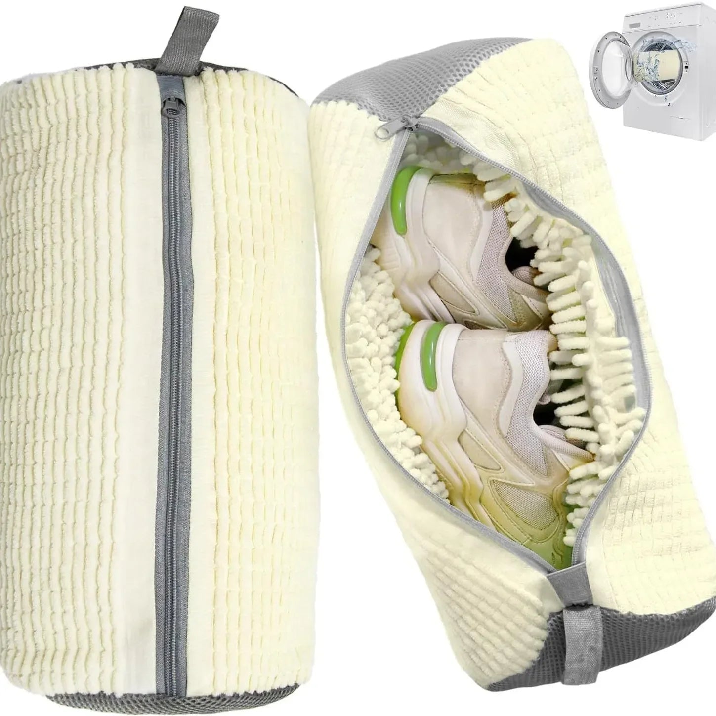 Heavy Duty Mesh Shoe Wash Bag for Laundry Protection