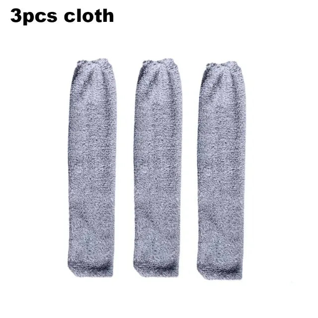 360° Microfiber Mop Set with Extendable Telescopic Pole