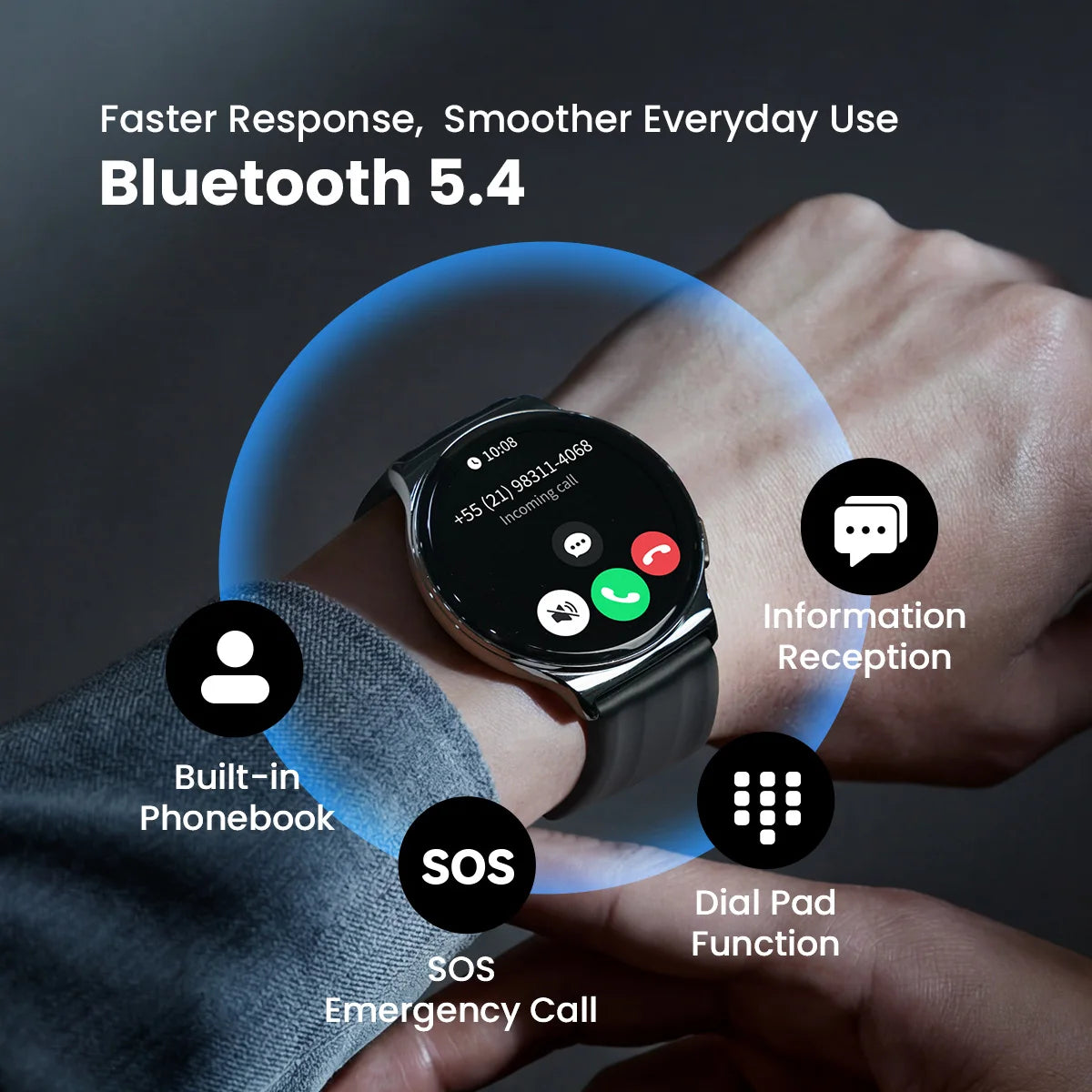 Solar Lite 2 AMOLED Smartwatch Health Sports Voice Call