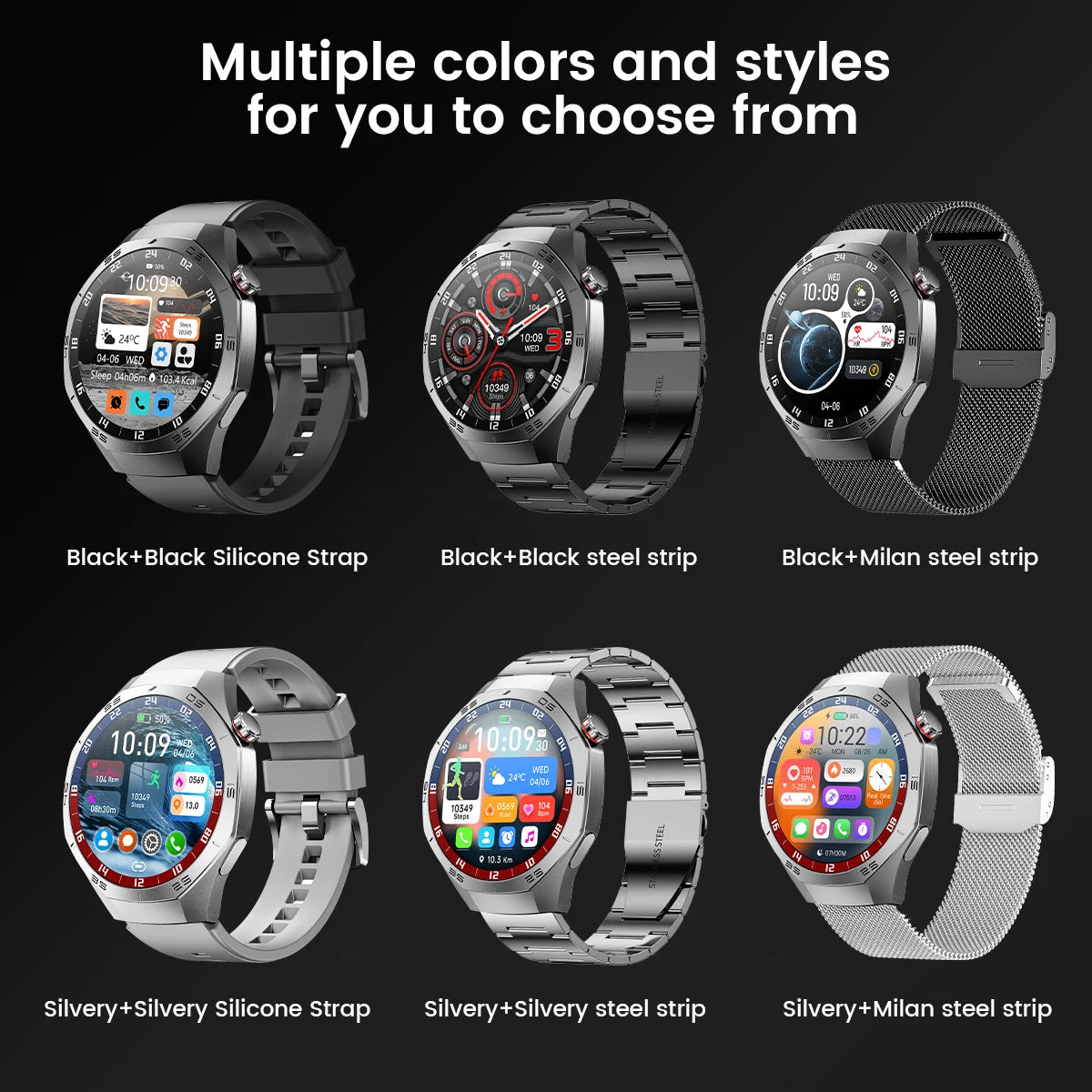 2025 Huawei GT5 Pro Smartwatch – HD AMOLED, GPS, Heart Rate