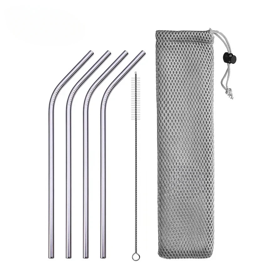 UPORS Reusable Stainless Steel Straws