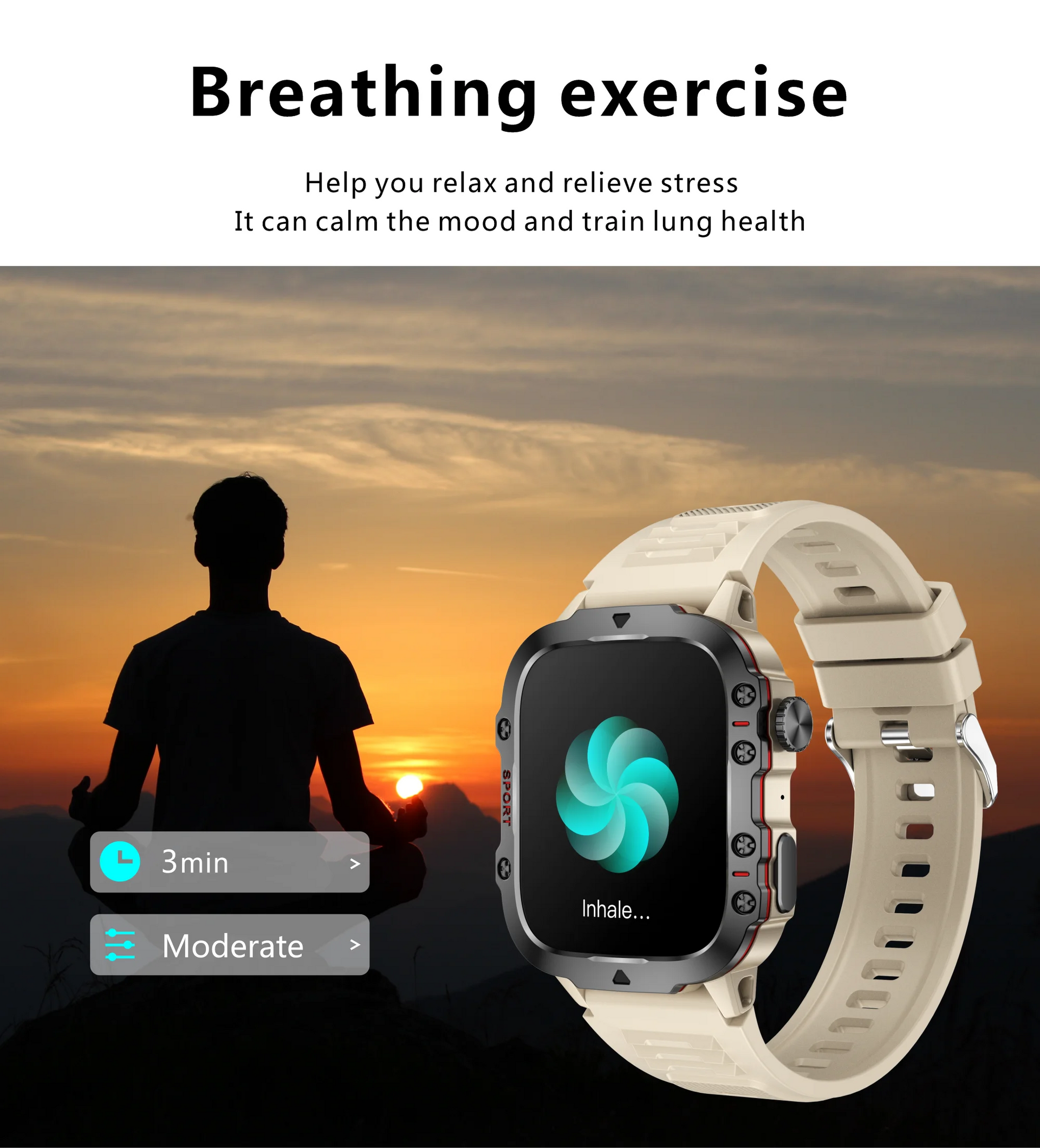 Original Men’s Smartwatch – Bluetooth Call, IP68 Waterproof, Fitness Tracker