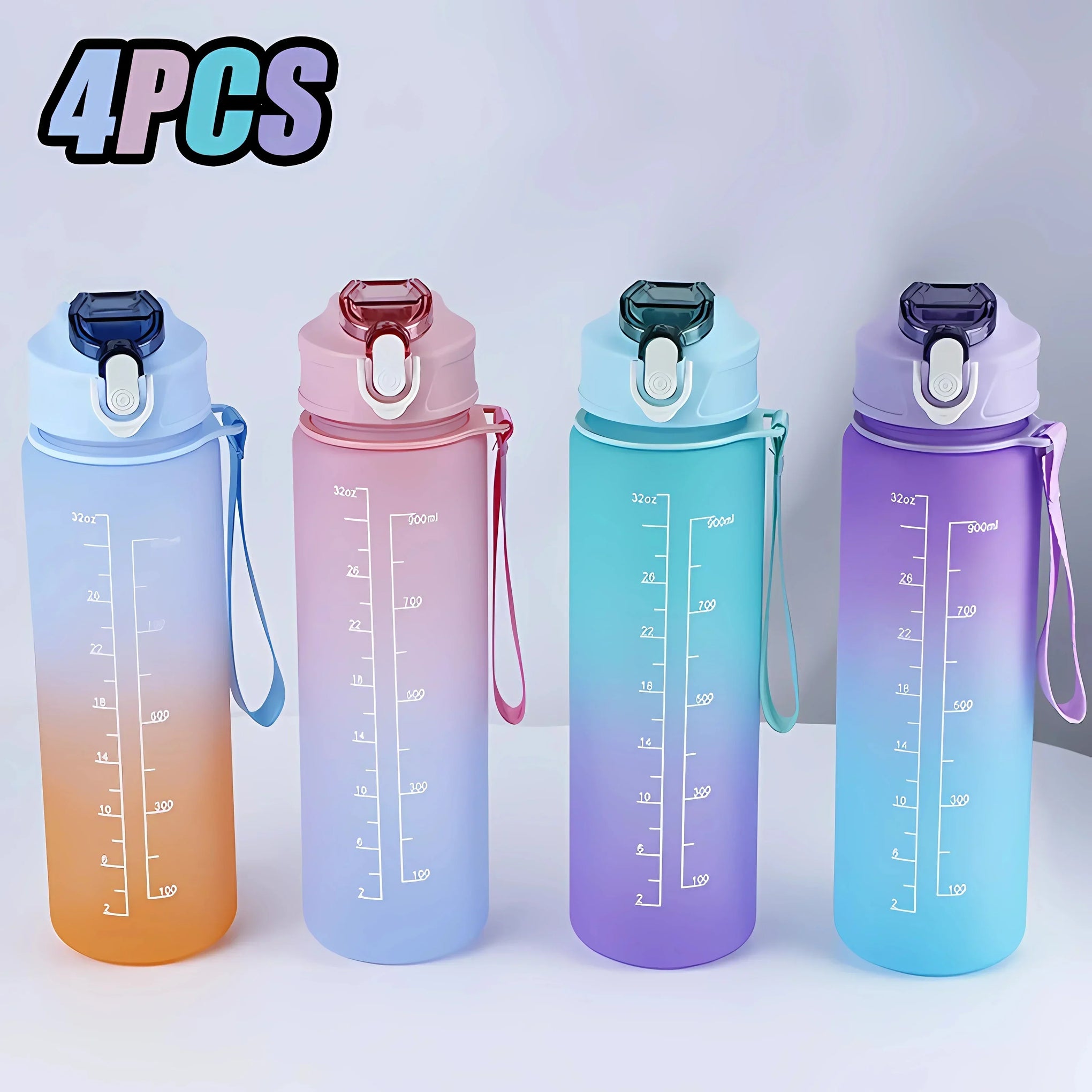 750ml Gradient Sports Water Bottle – Straw Cup, Heat-Resistant