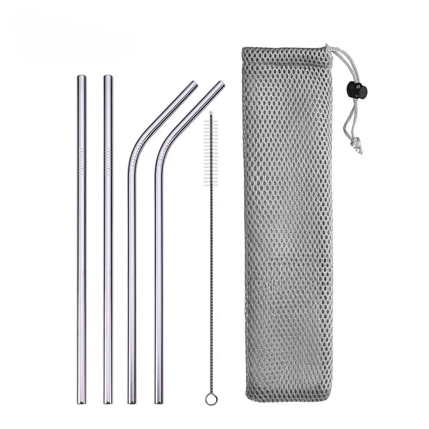 UPORS Reusable Stainless Steel Straws