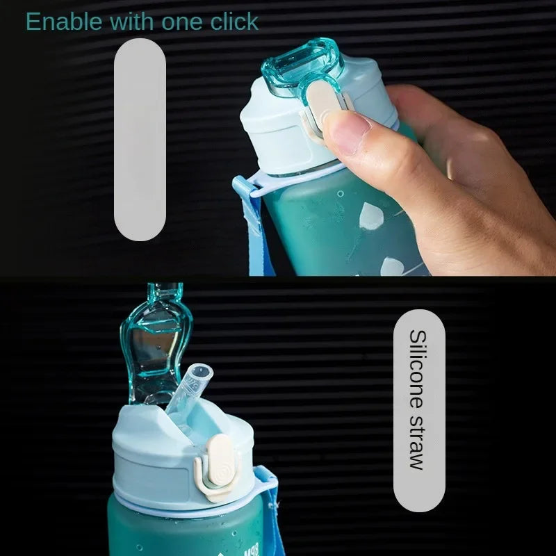 750ml Gradient Sports Water Bottle – Straw Cup, Heat-Resistant