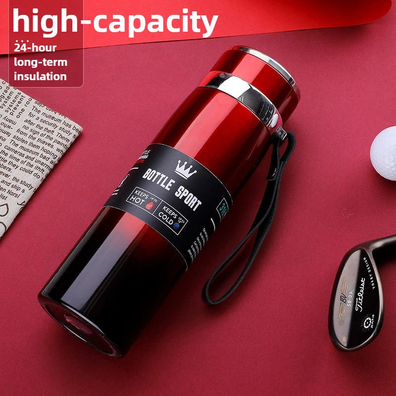 1L Stainless Steel Thermal Bottle – Hot & Cold Vacuum Flask