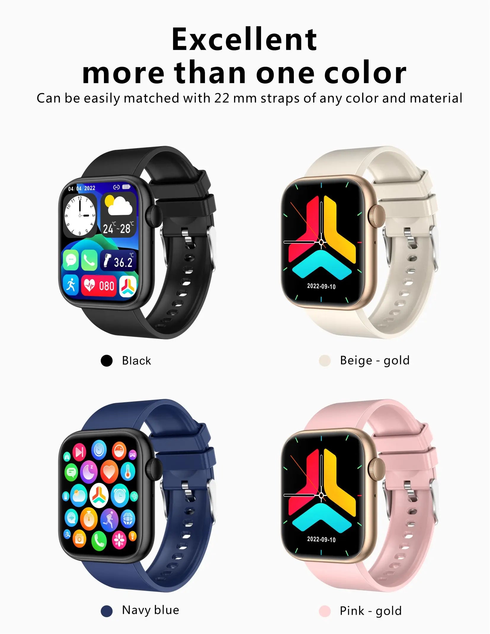 LIGE Bluetooth Call Smartwatch – Unisex Fitness & Health Tracker