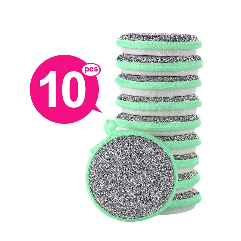 3/5/10PCS Double-Sided Dishwashing Sponges