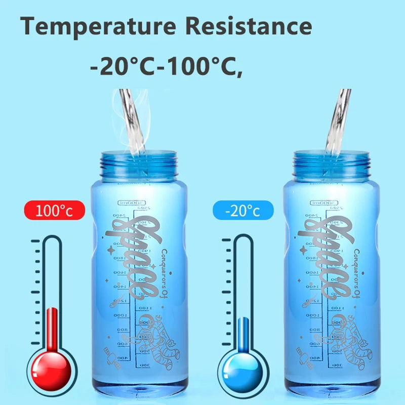 2L/3L Large Capacity Sports Water Bottle with Filter – BPA-Free