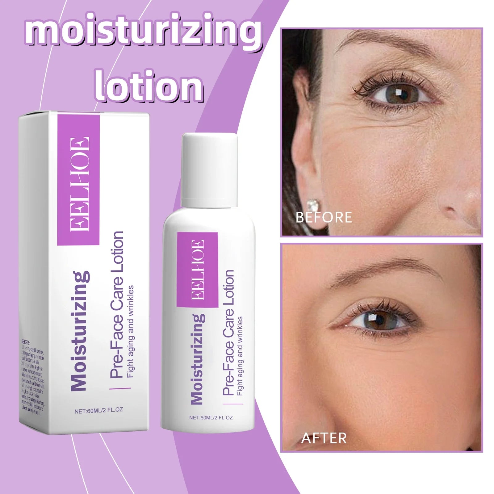 EELHOE 60ml Aloe Moisturizing Lotion