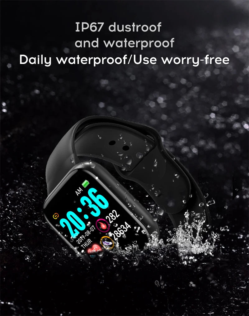 Y68/D20 Bluetooth Smartwatch for Men & Women