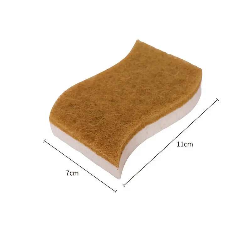 Natural Cellulose Coconut Scrubber Sponges for Kitchen Dish Cleaning