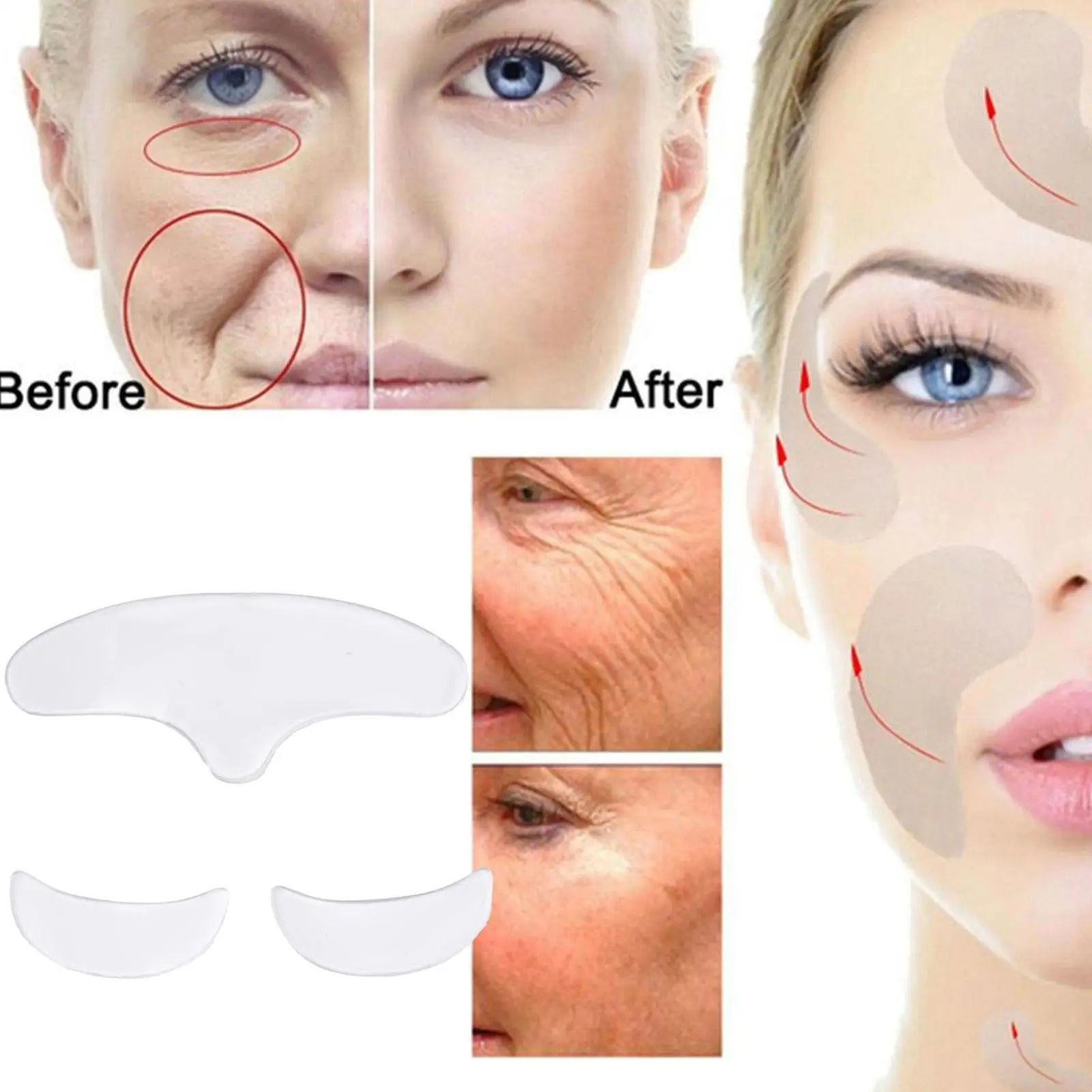 Reusable Silicone Forehead Wrinkle Patch
