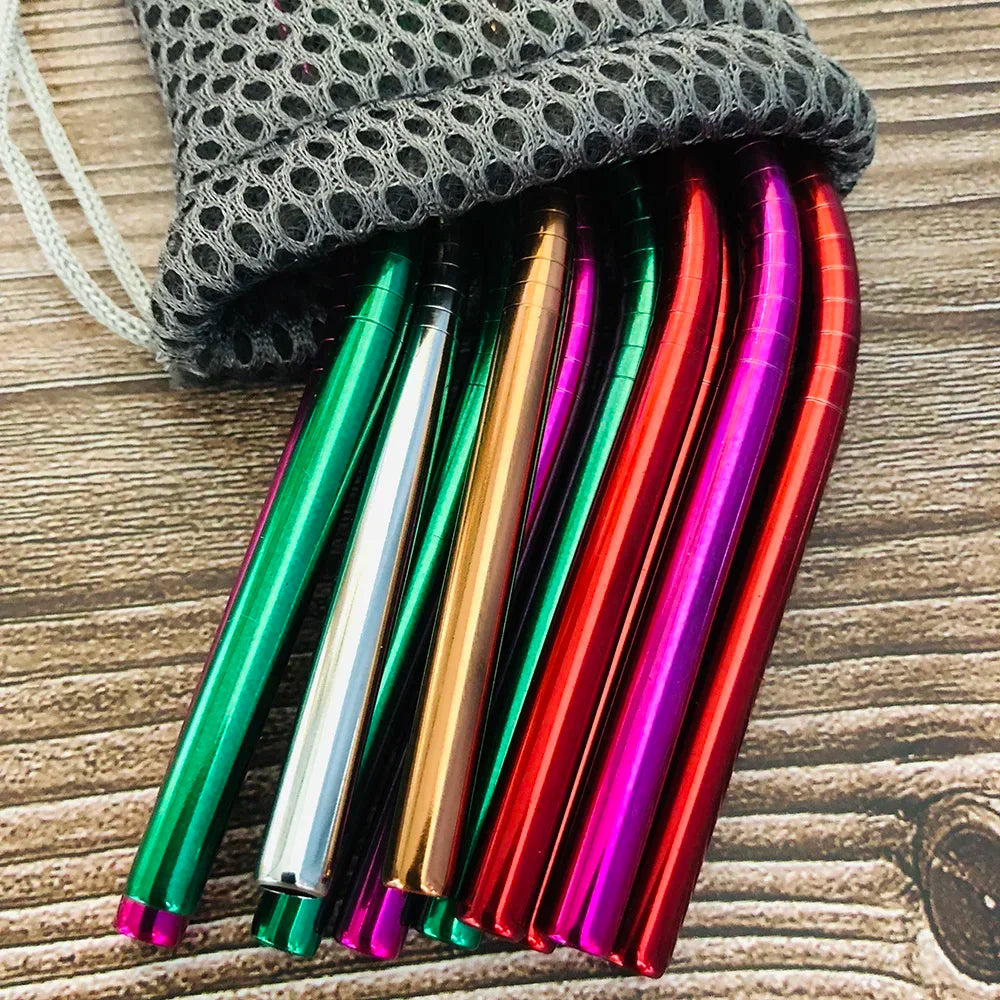 UPORS Reusable Stainless Steel Straws