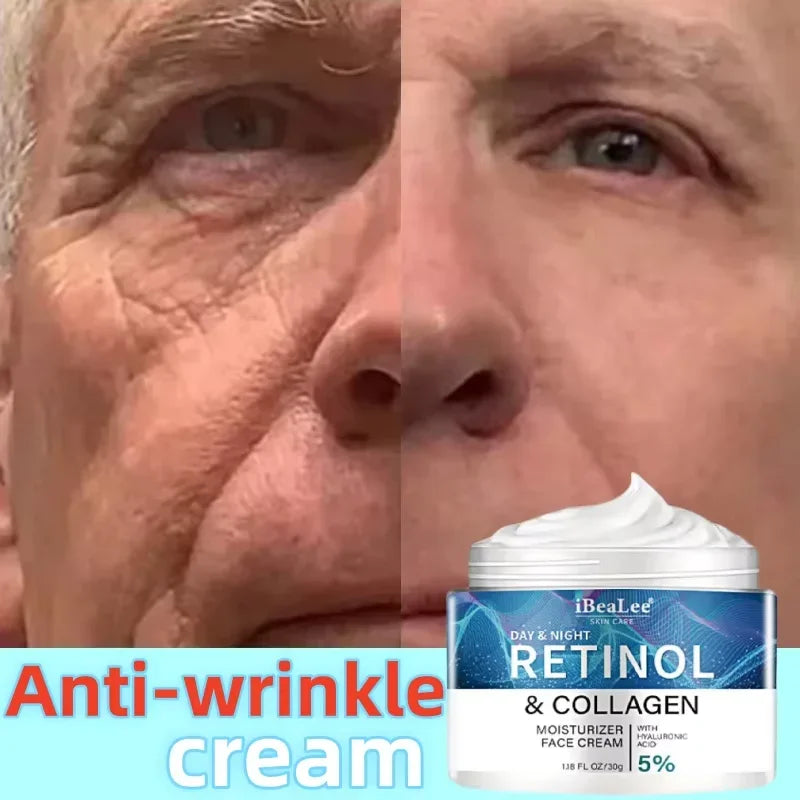 Retinol Anti-Wrinkle Cream for Men – Collagen & Firming
