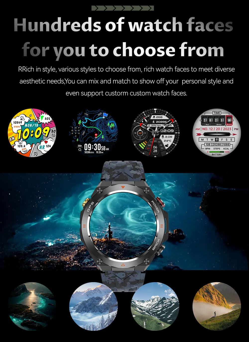 2025 Xiaomi GPS Sports Smartwatch – Waterproof with Bluetooth Call