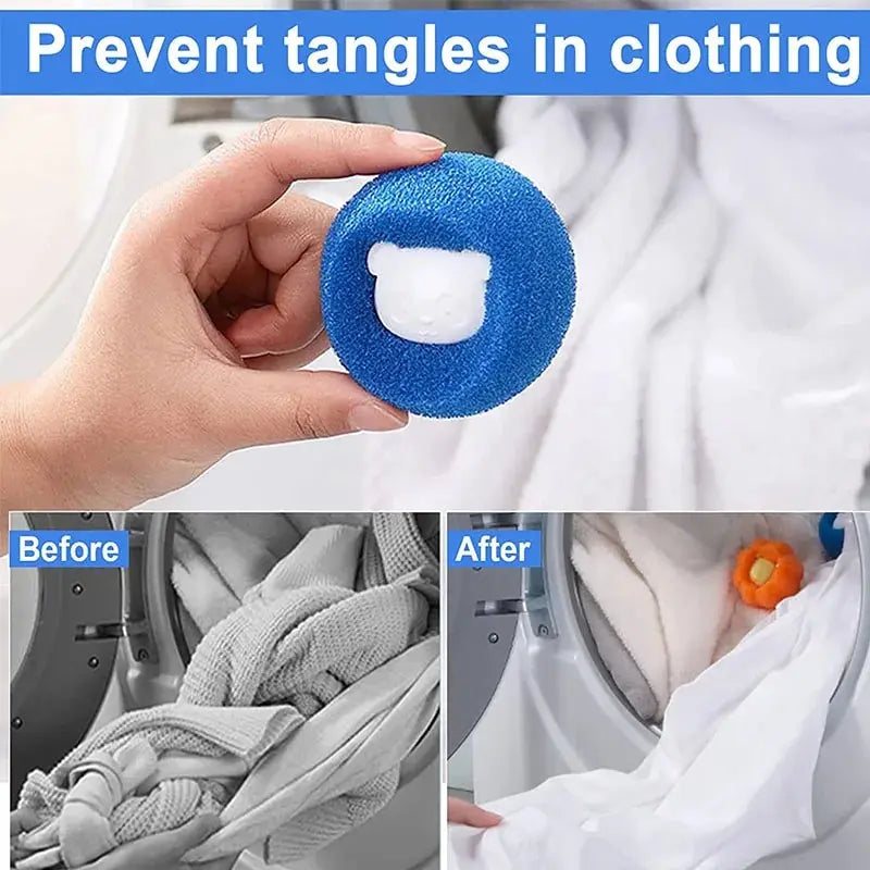 Reusable Pet Hair Remover Ball for Laundry Washing Machine