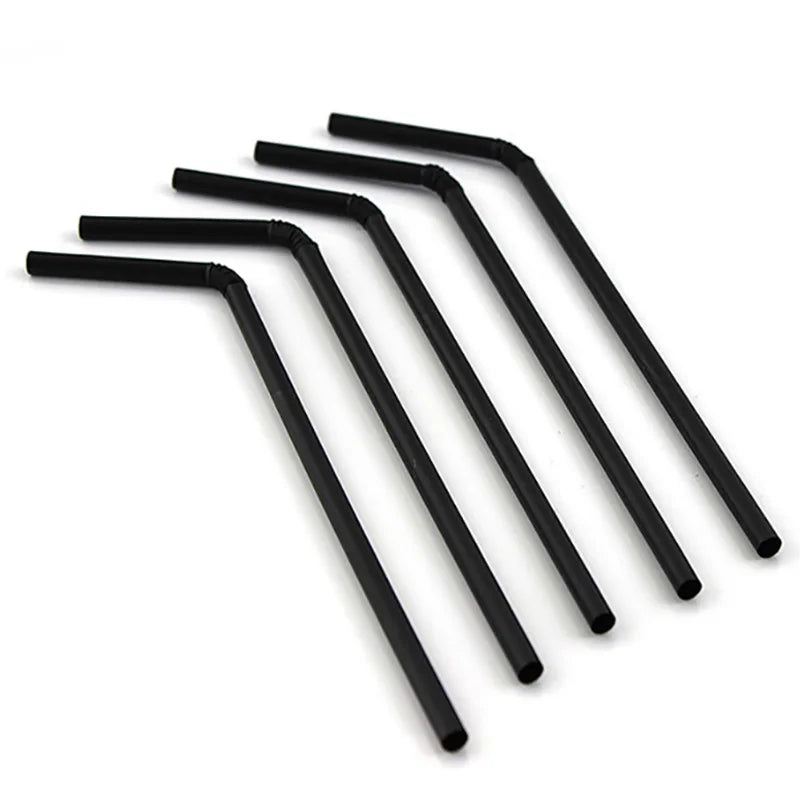 Multicolor Disposable Drinking Straws for Party and Beverage Use